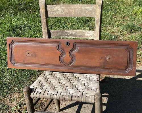 Carved antique drawer - carved,