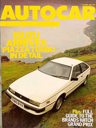 Autocar magazine oct - autocar, 02-oct-85