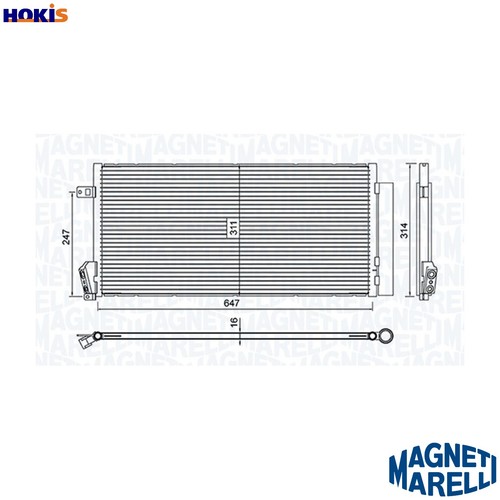 Condenser air conditioning - air,