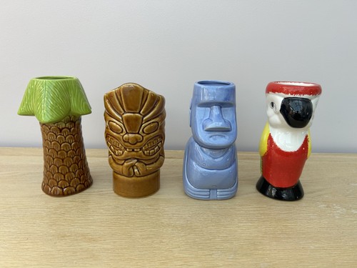Tiki cocktail mugs aztec - mugs, |