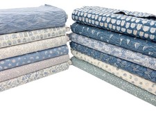 Driftwood Blue Cotton Fabric