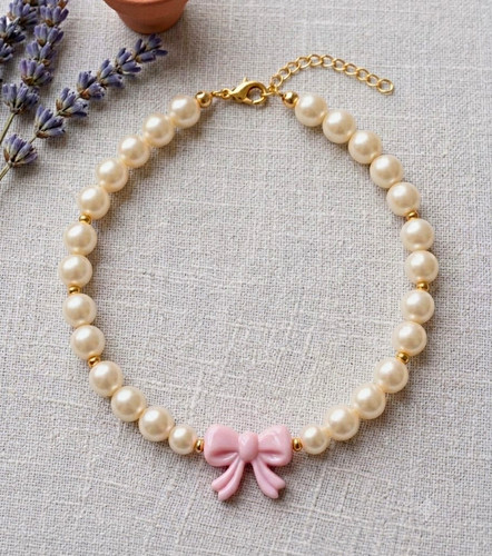 Cream faux pearl beaded - faux,