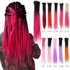 24"Ombre Red Pink Dreadlock