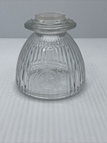 Viking glass clear pot - clear, belly