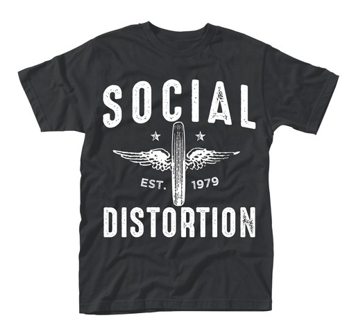 Social distortion winged - social,