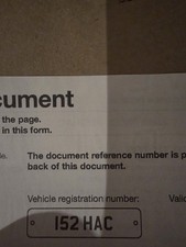 Personalised cherished private plate Issac 152 hac