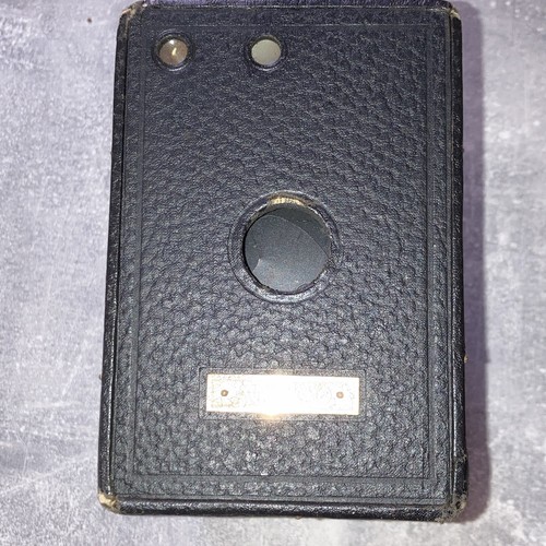 Vintage black box camera with - black,