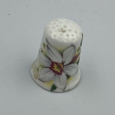 Vintage Hand Painted Bone