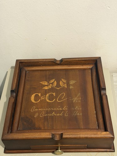 Vintage wooden serving - c&c,