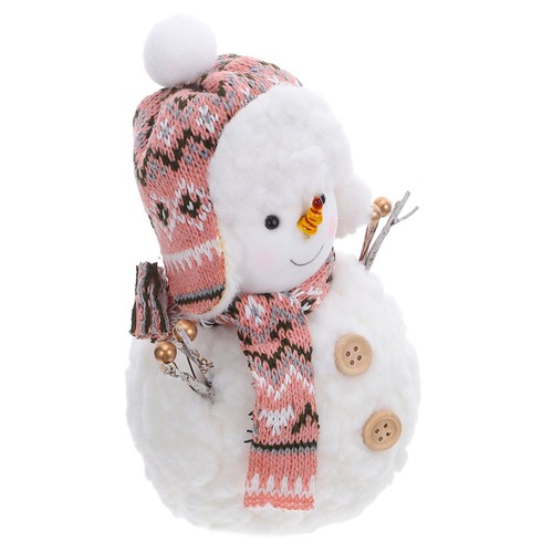 Christmas snowman plush - snowman,