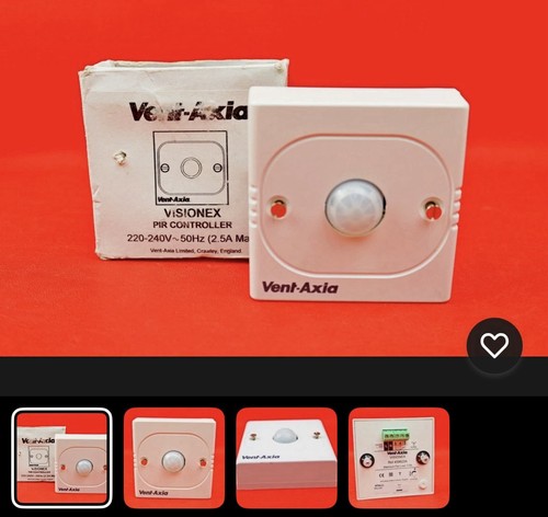 Vent axia visionex pir - visionex,