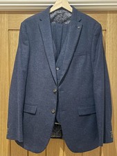 M&S Slim Fit 3 Piece Suit Navy