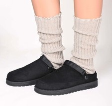 ON TREND BLACK FAUX SUEDE AND