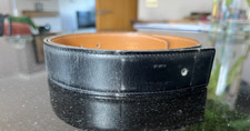 Hermes Leather Belt - Black Tan - Size 65 - 30mm Wide
