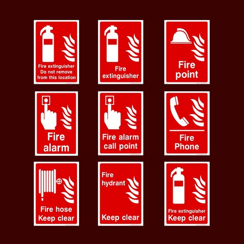 Fire extinguisher alarm - fire,