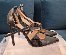 BEBO Black Patent Heeled