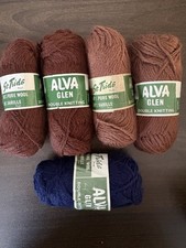 Various Vintage Wool Yarn
