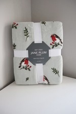 Winter Songbird Printed Throw
