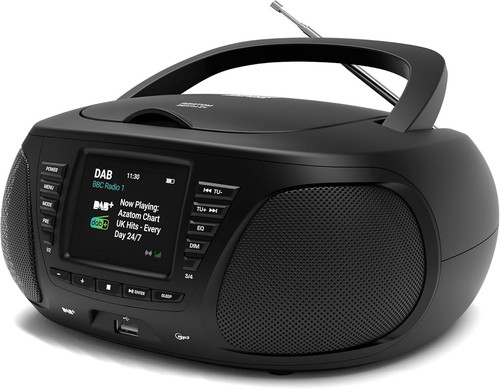 Portable player with - cd,
