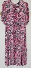 Marks&Spencer Collection Dress Midi Pink Mix Animal Print Gorgeous ?