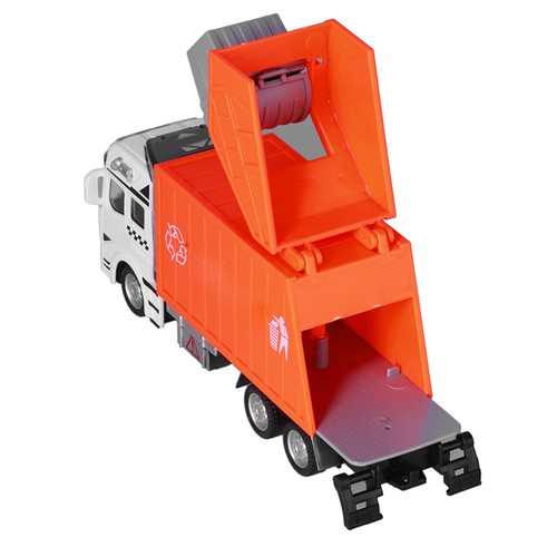 Pull back garbage - (orange),