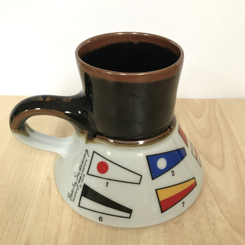 Nautical flags spill ship - nautical,