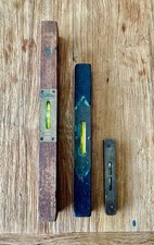 Vintage lot of 3 Spirit Levels