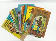 COLLECTION OF 16 UNUSED OLD SAUCY SEASIDE HUMOUR TYPE COMIC POSTCARDS. LOT 2.
