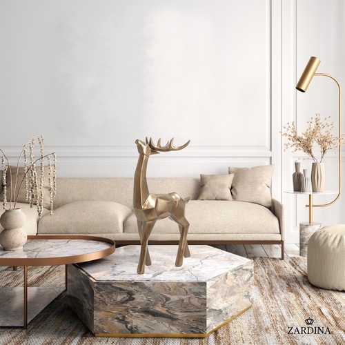 Geometric elk large deer - geometric,