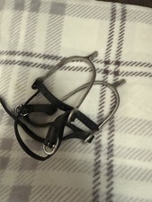 Long Flat End 30mm Spurs With Black Leather Straps Horse Riding