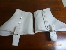 Vintage Childs Spats/Gaiters 8" x 6"