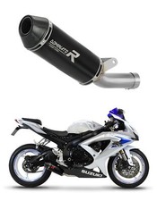 GSXR 600 K8 K9 L0 2008 - 2010  Exhaust Silencer HP3 BLACK LOW LEVEL DOMINATOR