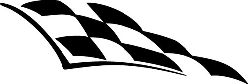 Chequered flag vinyl - , x