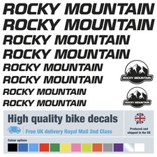 Rocky Mountain bike decals