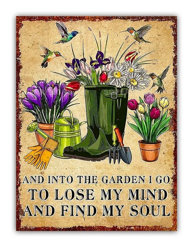 Funny garden mind and soul - funny,
