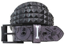 Skull Vegan Studded Belt -