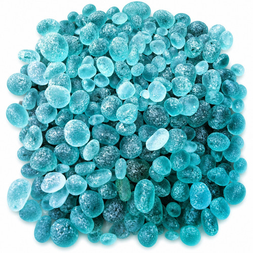 Frosted glass pebbles blue for - frosted,