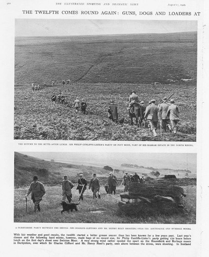 Opening the grouse shooting - opening,