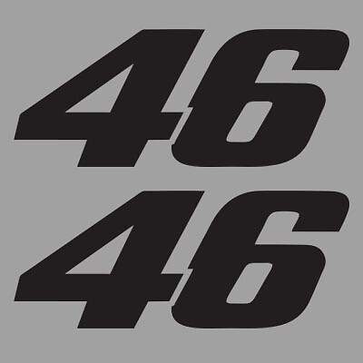 Pair stickers black - x2,