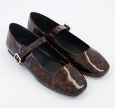 Dune Brown Ballet Shoes Ballerina Jane Dolly NEW UK 6 Size 39