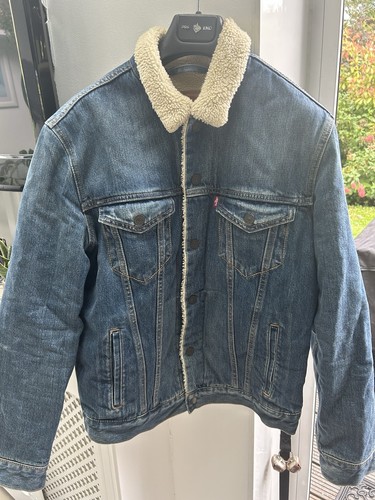 Men levi trucker - men’s, denim