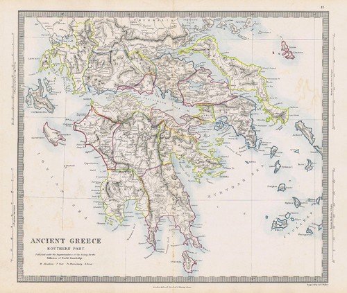 Ancient greece southern part - greece,