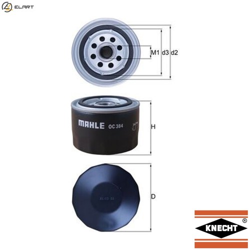 Oil filter 384 - oil, for