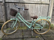 Pendleton Somerby Women's 7-Speed Bike Mint Green with Wicker Basket