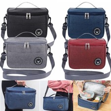 Large Insulated Lunch Bag Adult Kids Men Thermal Cool Hot Food Storage Tote Box