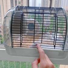 Home Portable Pet Hamster Travel Cage Gerbil Mouse Cage Animal Play UK