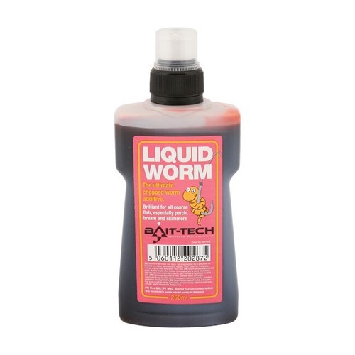 Bait tech liquid worm 250ml - worm,
