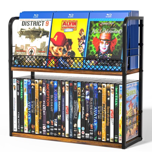 Tier dvd storage - 2-tier,