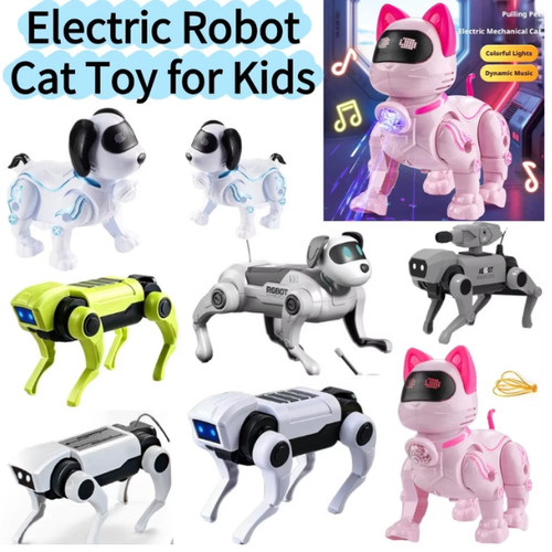 Walking robot cat toy for - robot, kids