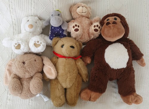 Bundle soft toys bear monkey - 6,